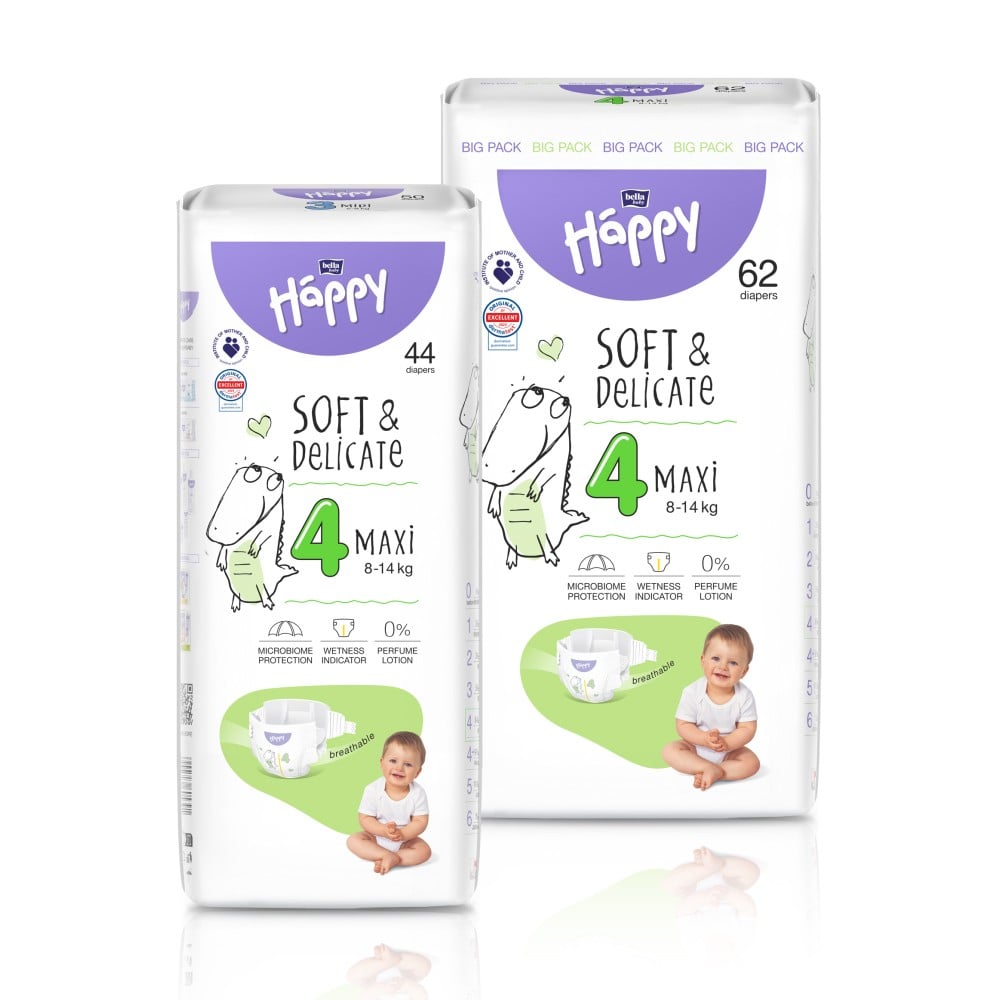 pampers active baby 2 62 szt