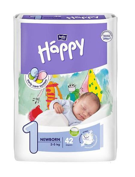 pampers active baby 1 43 szt 2-5kg