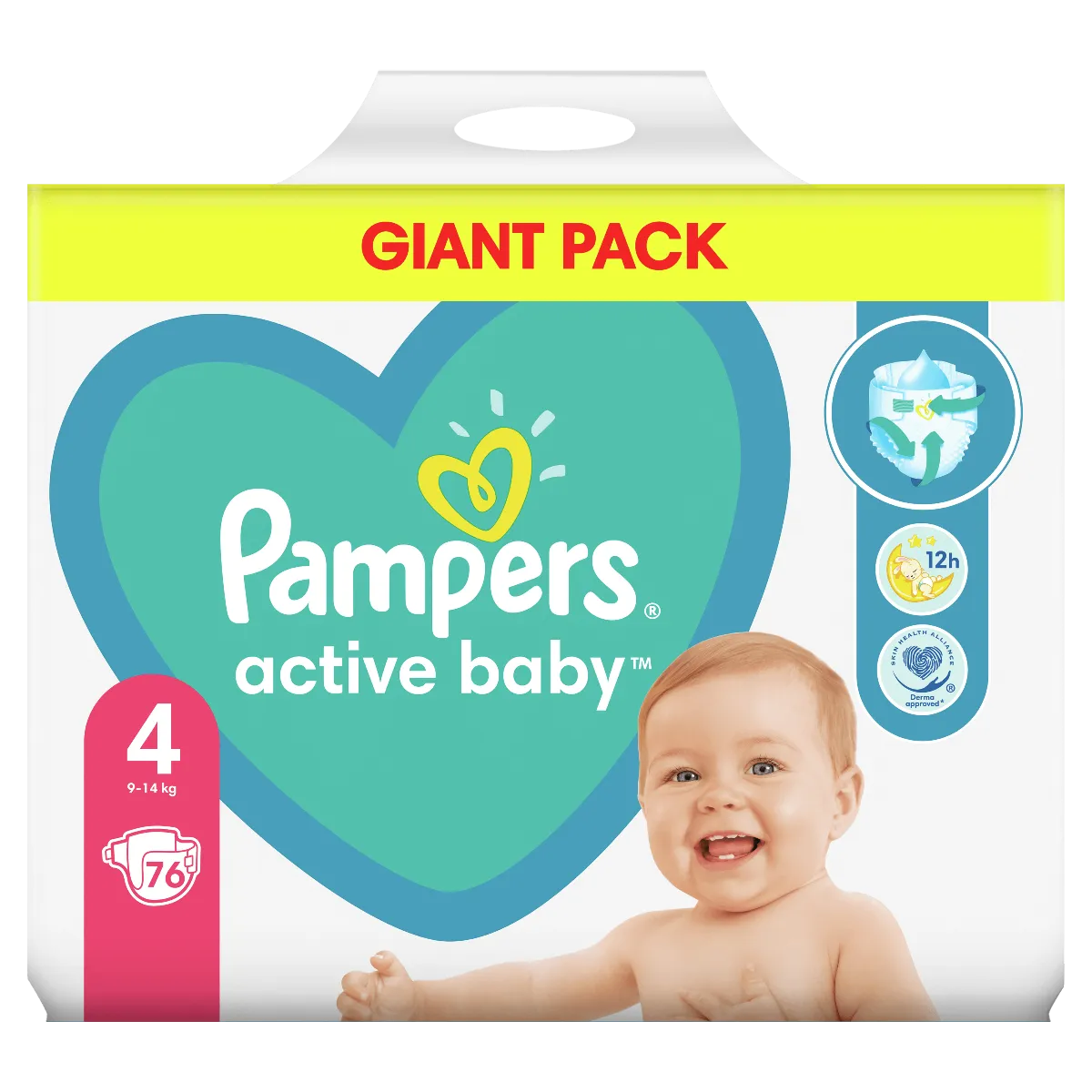 pampers rozmiar 4 nowe opakowanie