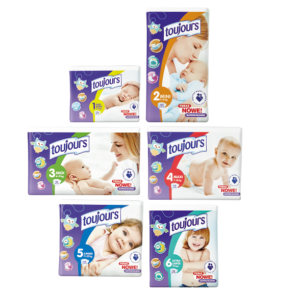 pampers pieluszki 2-5 kg newborn 1 43szt pieluchy