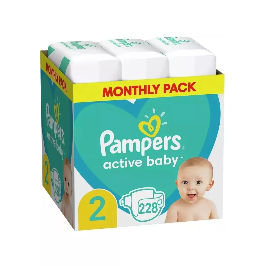 pampers 3 active baby 152 szt cena