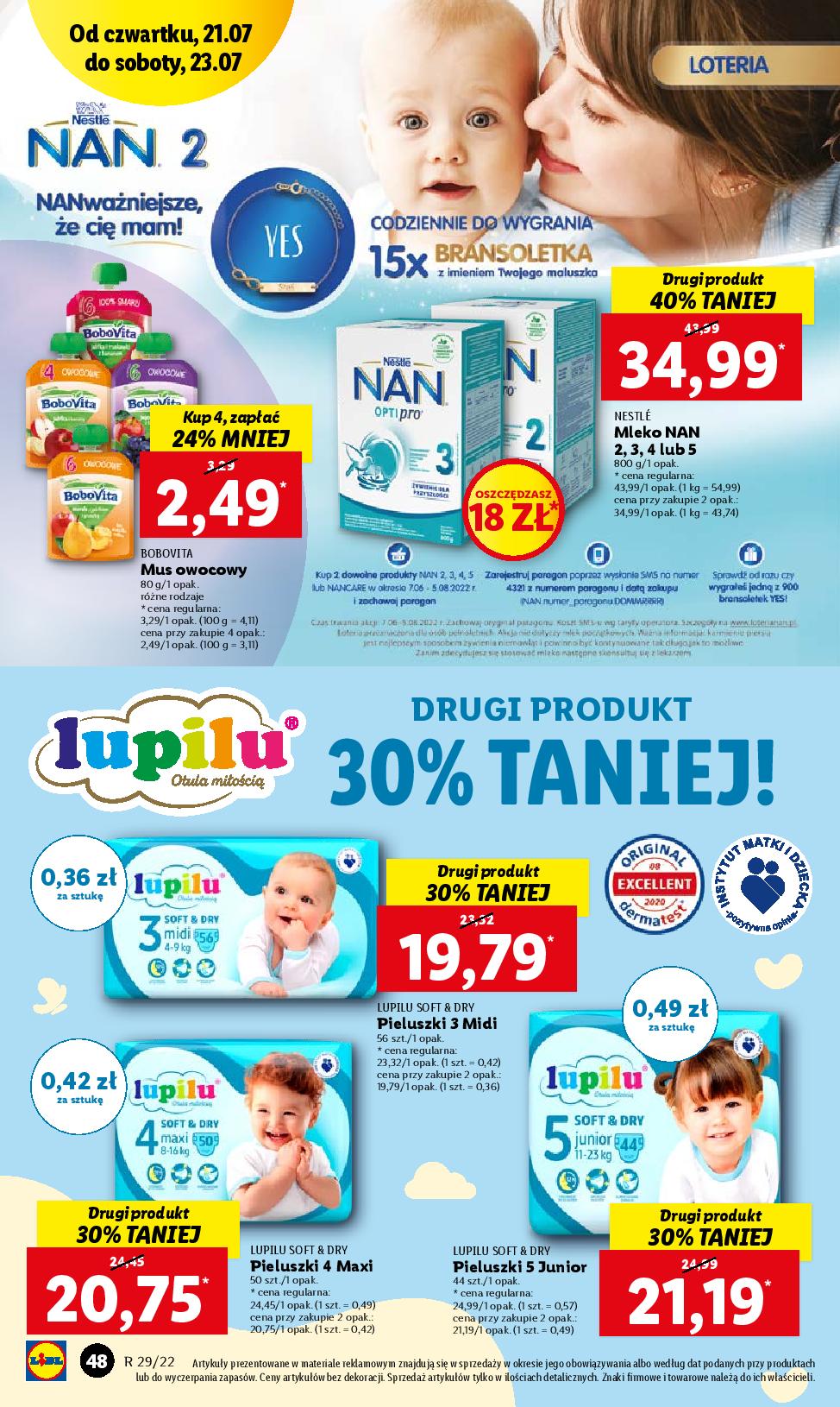 pampers numeracja