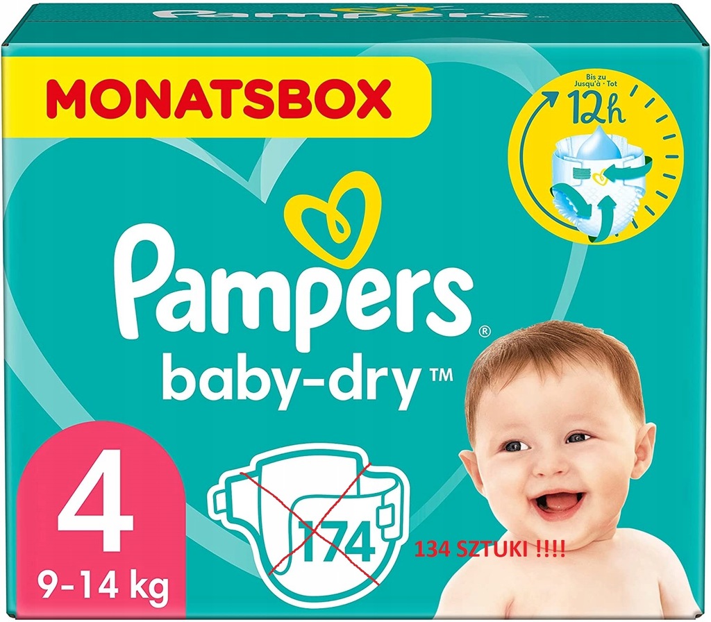 pantsy z firmy pampers rozmiary